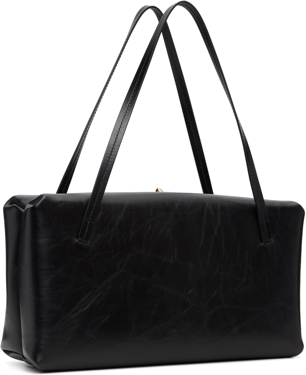 Jil Sander Black Goji Pillow Medium Bag
