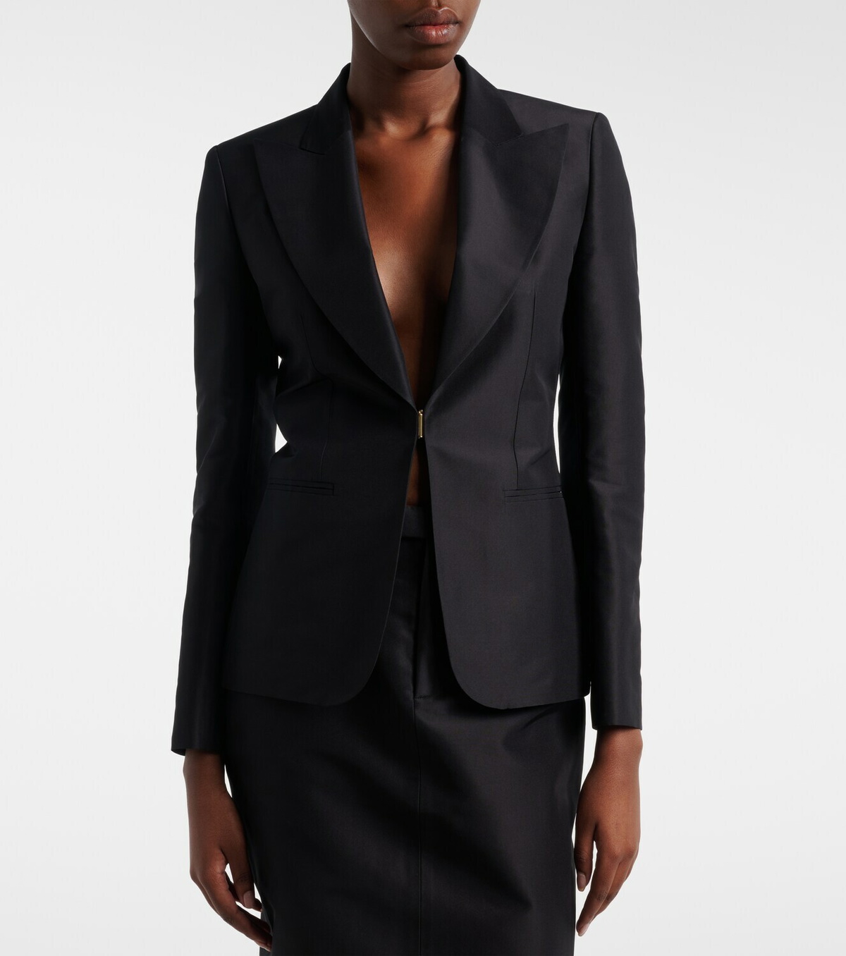Gucci Silk faille blazer