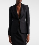 Gucci Silk faille blazer
