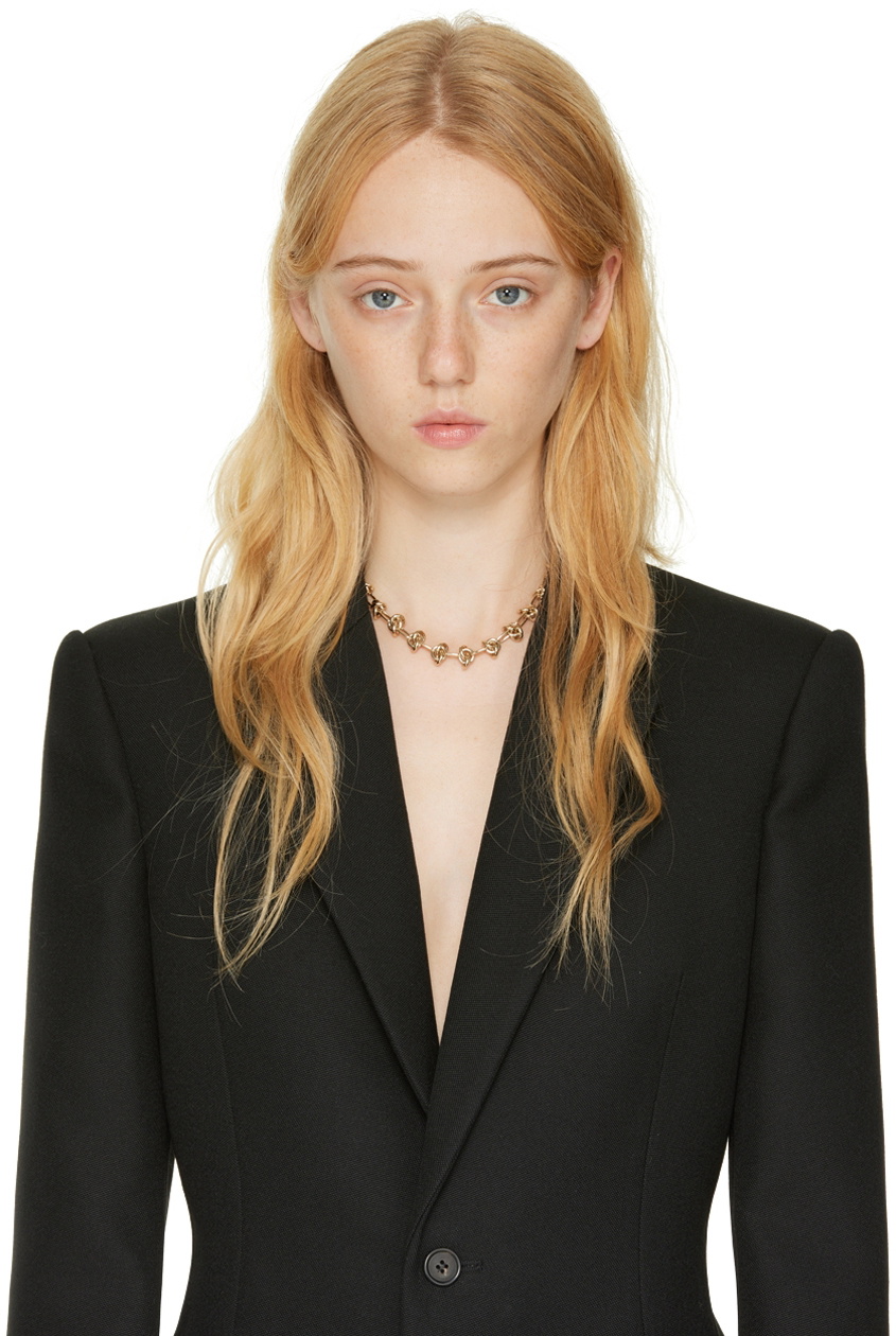 Justine Clenquet Gold Daria Choker