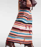 Dorothee Schumacher Moment of Joy striped cashmere-blend maxi dress