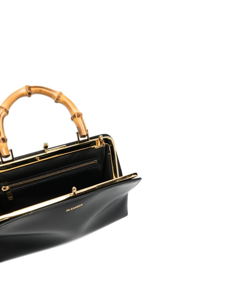 JIL SANDER - Goji Bamboo Mini Leather Handbag Jil Sander