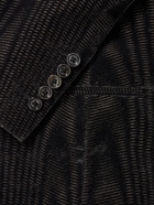 TOM FORD - Spencer Slim-Fit Metallic Velvet-Jacquard Tuxedo Jacket - Black