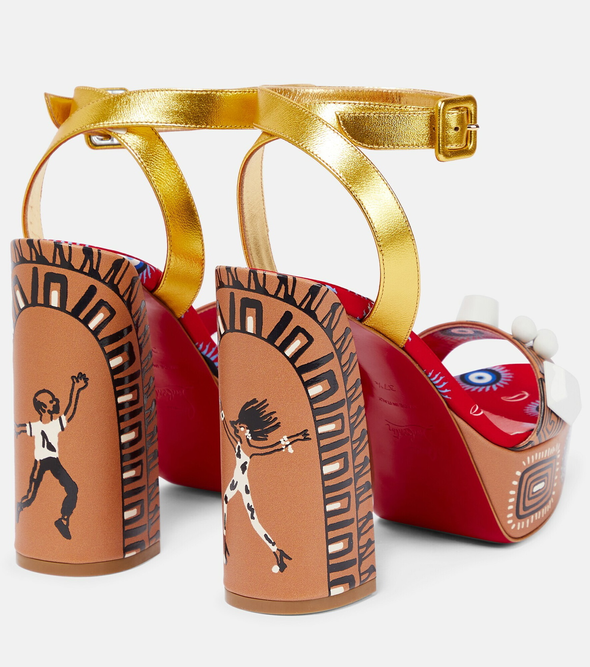 【関税送料込】ルブタン Greekaba Athina des Cyclades Sandal Christian Louboutin - Movida Athina 130 platform sandals