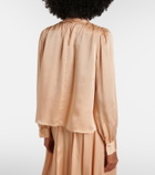 Ulla Johnson Ornament tie-neck silk chiffon blouse