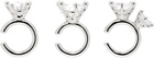 Panconesi Silver Constellation Ear Cuff Set