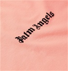 Palm Angels - Logo-Print Cotton-Jersey T-Shirt - Pink