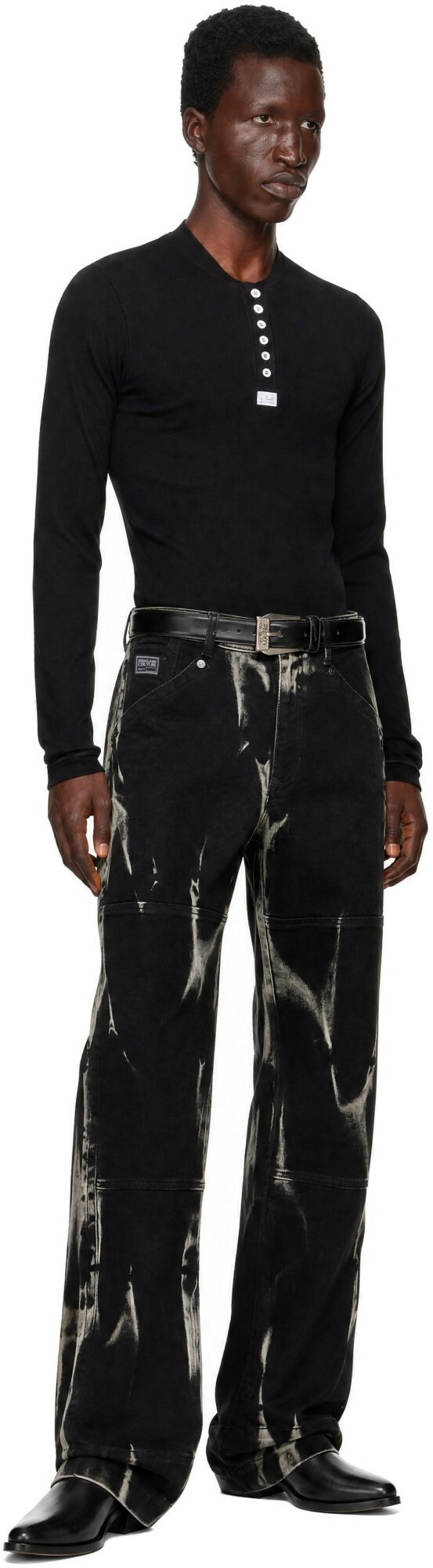 Versace Jeans Couture Black Five-Pocket Jeans