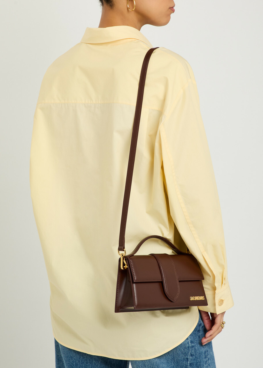 Jacquemus Le Grand Bambino Smoothed Leather top Handle bag - Brown - One Size