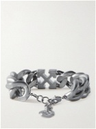 Off-White - Logo-Detailed Silver-Tone Chain Bracelet