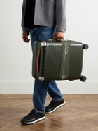 FPM Milano - Bank Zip Deluxe M 55cm Leather-Trimmed Polycarbonate Spinner Carry-On Suitcase