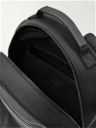 SAINT LAURENT - City Trekking Leather-Trimmed Shell Backpack