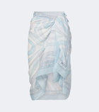 Pucci Orchidee cotton beach cover-up