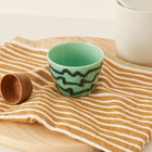 Frizbee Ceramics Supper Cup in Green Ice