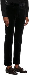 TOM FORD Black Light Velvet Compact Trousers