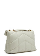Saint Laurent Puffer Toy Quilted Leather Shoulder bag - White - One Size