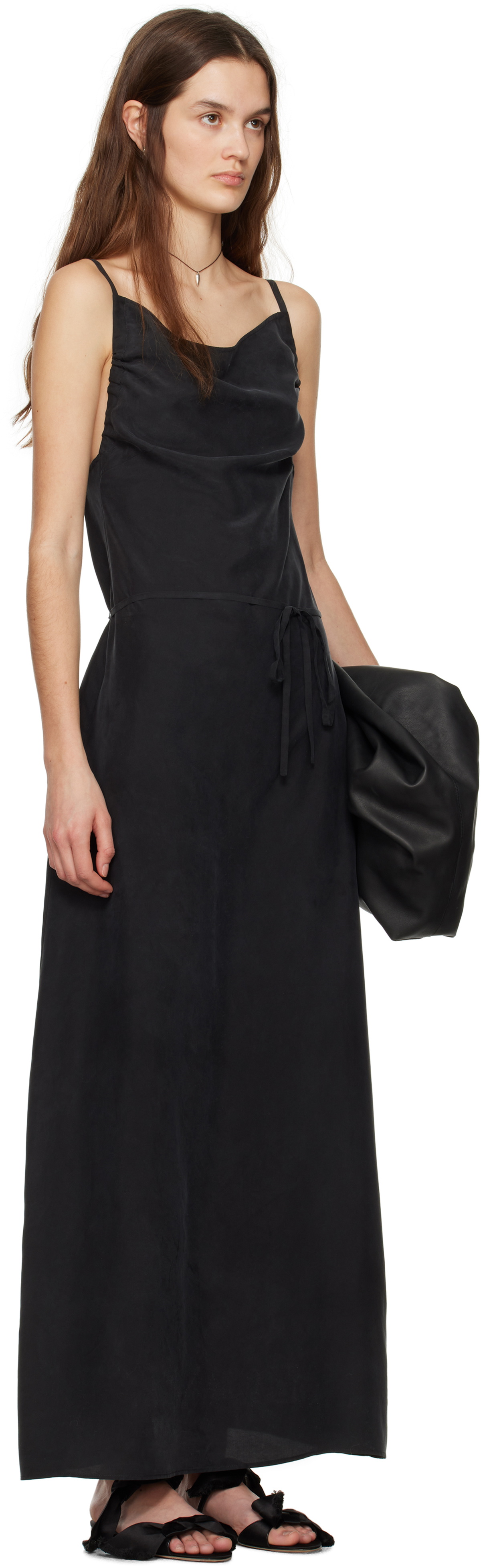 Ruohan Black Syros Maxi Dress