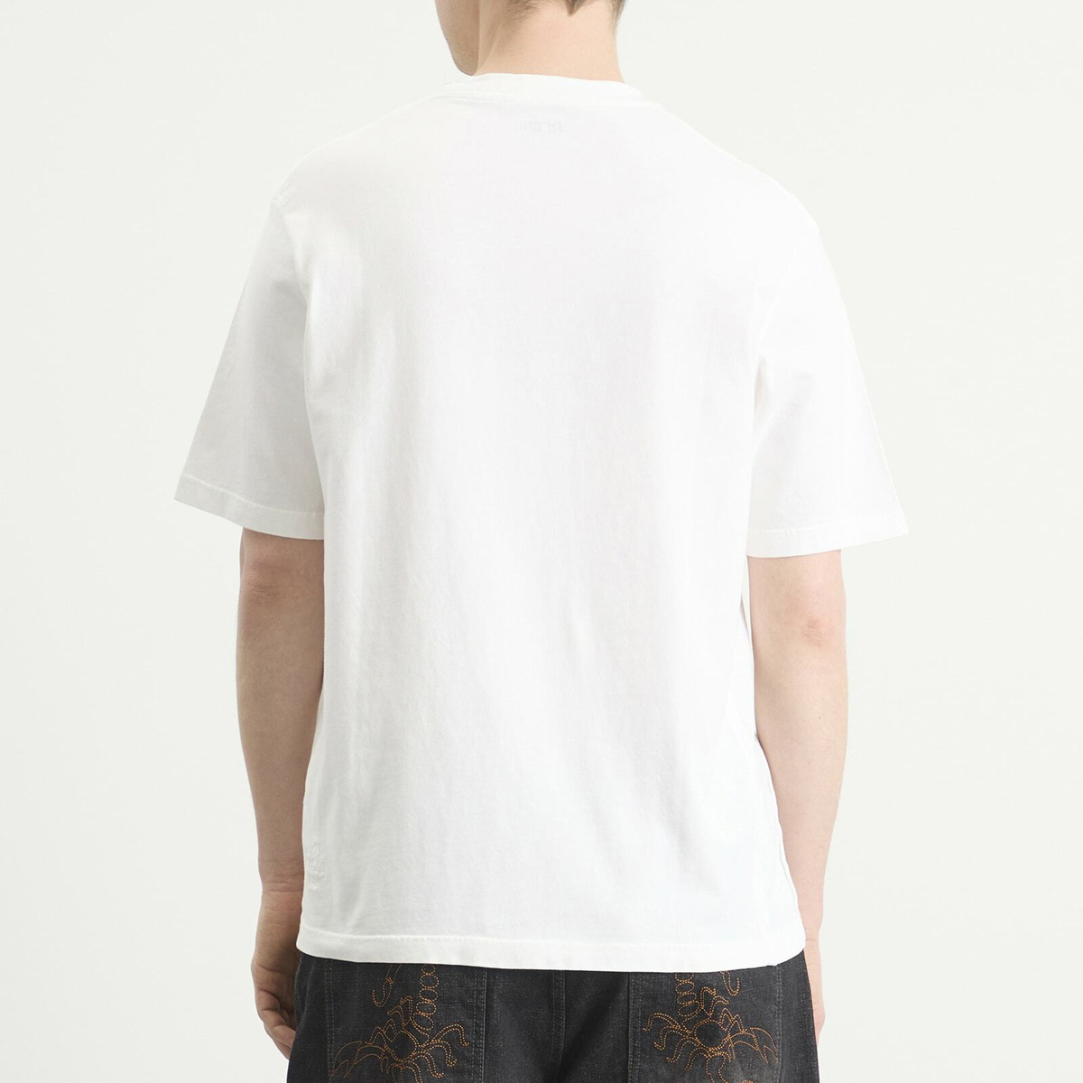 ACMH by Magic Castles Men's Naked Disinformation T-Shirt in Off White
