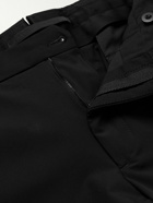 Incotex - Teknosartorial Straight-Leg Pleated Stretch-Shell Trousers - Black