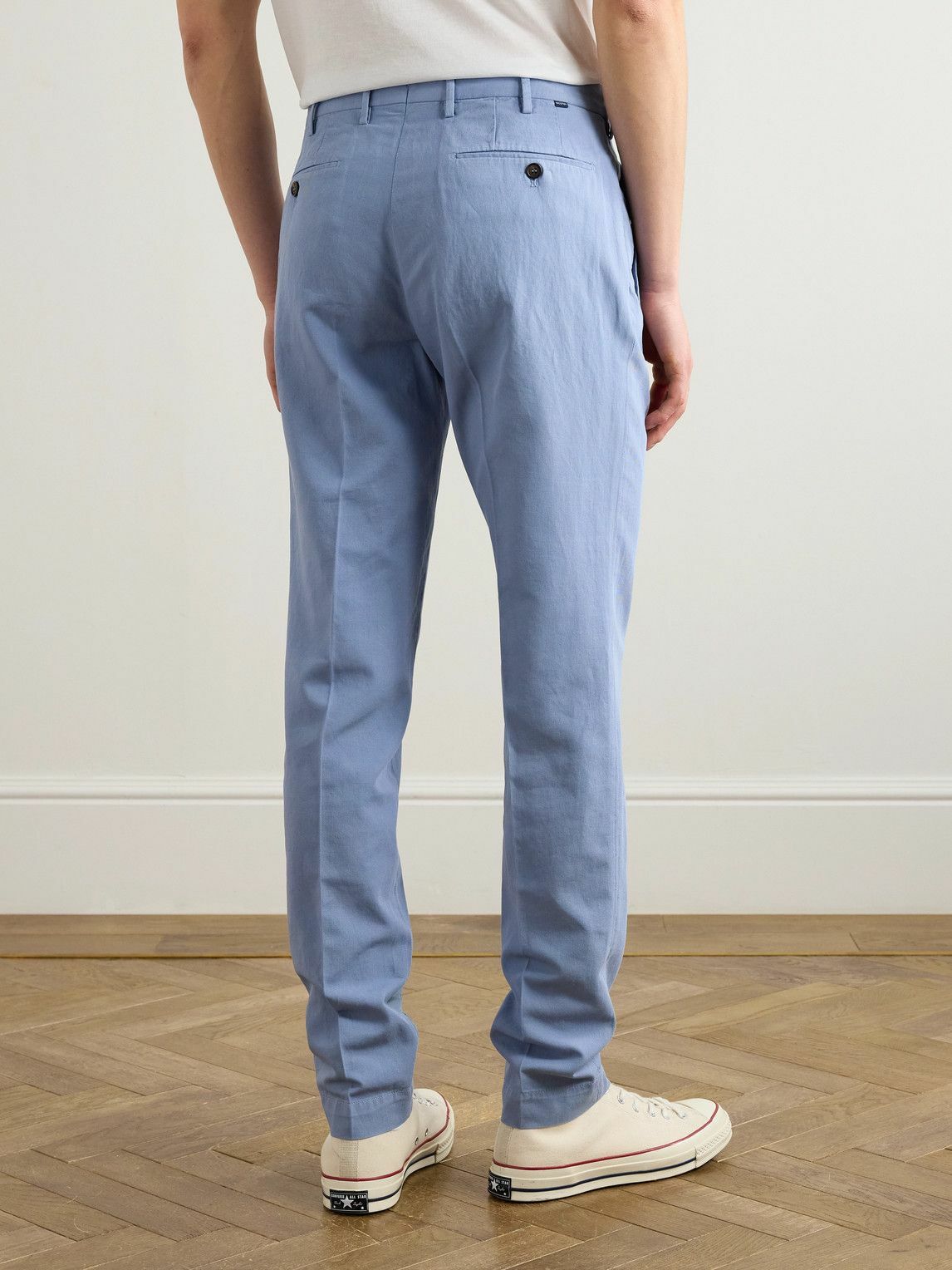 Pantalon Femme Incotex Venezia 1951 - Blanc - Taille 44 - Coton - Fabriqué En Italie - Occasion
