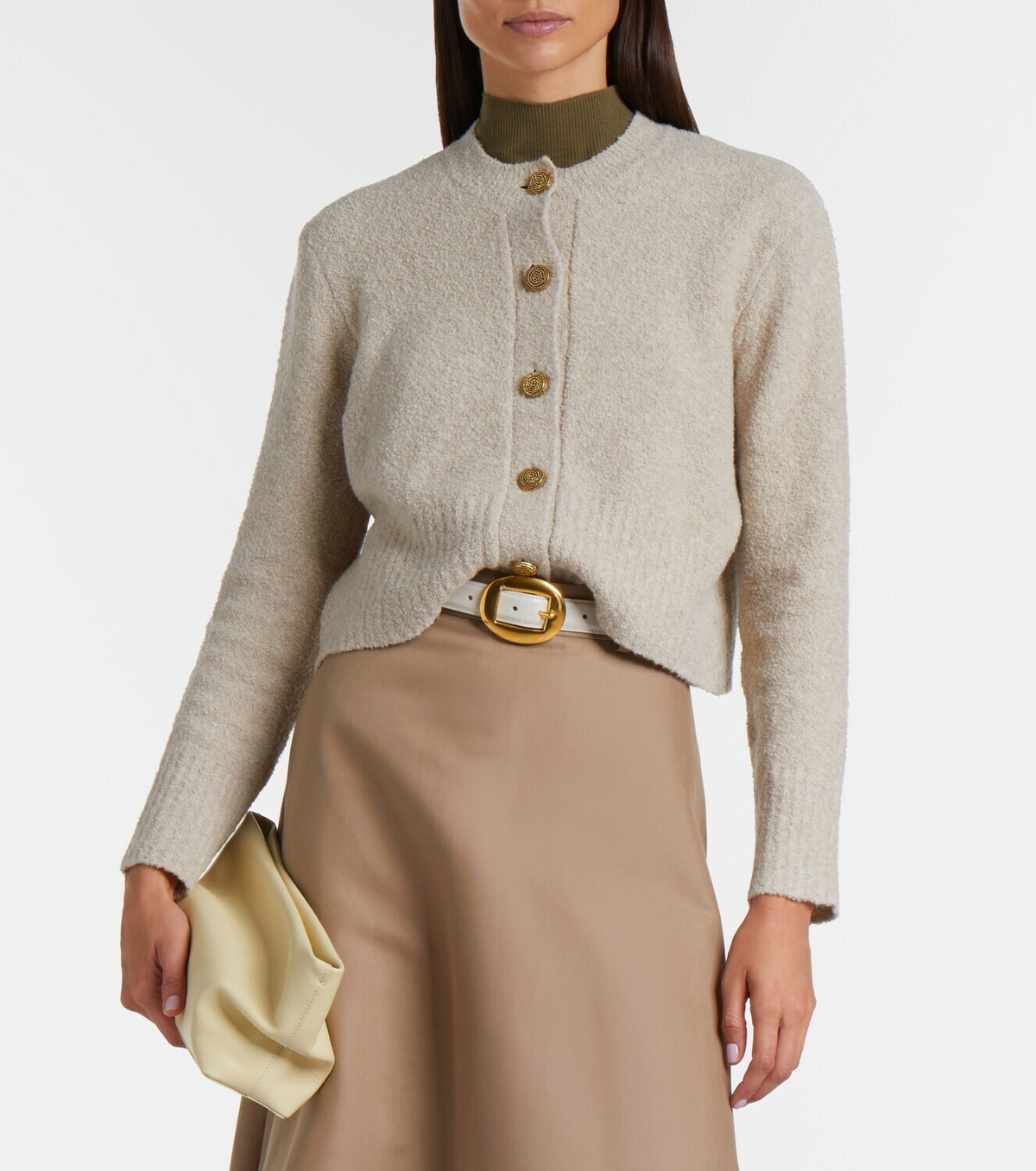 Altuzarra Harris cropped wool-blend cardigan