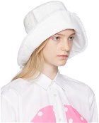 Comme des Garçons Shirt White Garment Boiled Beach Hat