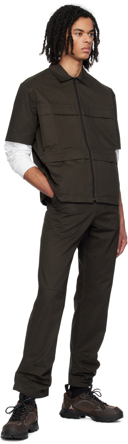 GR10K Brown Solid Shirt