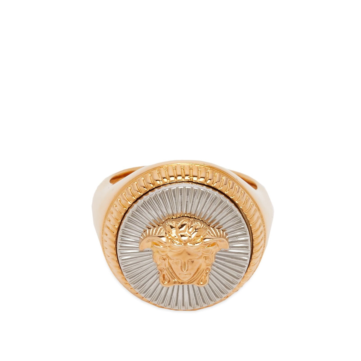 Photo: Versace Women's Medusa Head Ring in Gold