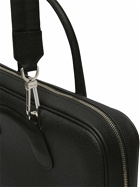 VALEXTRA - My Logo Leather Briefcase W/ Zip