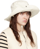 Jil Sander Off-White Bucket Beach Hat