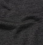 Soar Running - Merino Wool and Silk-Blend Base-Layer T-Shirt - Charcoal