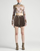Rick Owens Womens Shorts & Bermuda Shorts in Dark brown