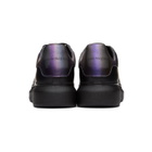 Alexander McQueen Black and Purple Oversized Sneakers