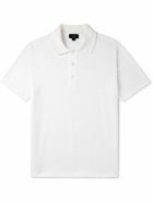 Dunhill - Rollagas Slim-Fit Textured-Cotton Polo Shirt - White