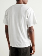 Small Talk - Logo-Print Cotton-Blend Jersey T-Shirt - White