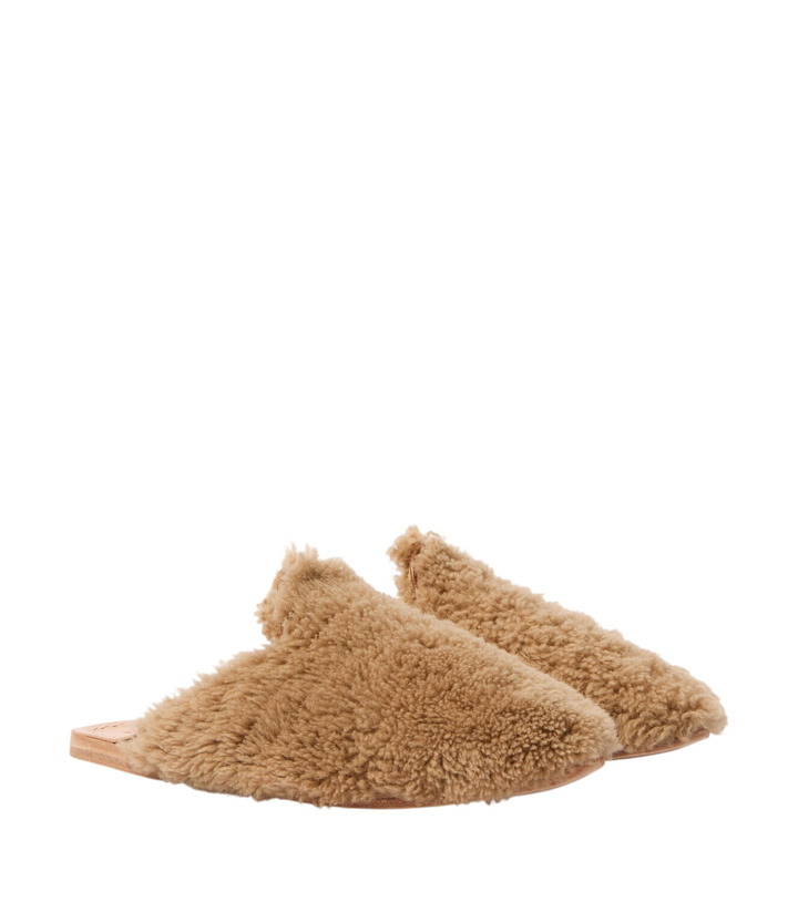 Photo: Sabah Bernie shearling slippers