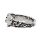 Alexander McQueen Silver Skull Ring