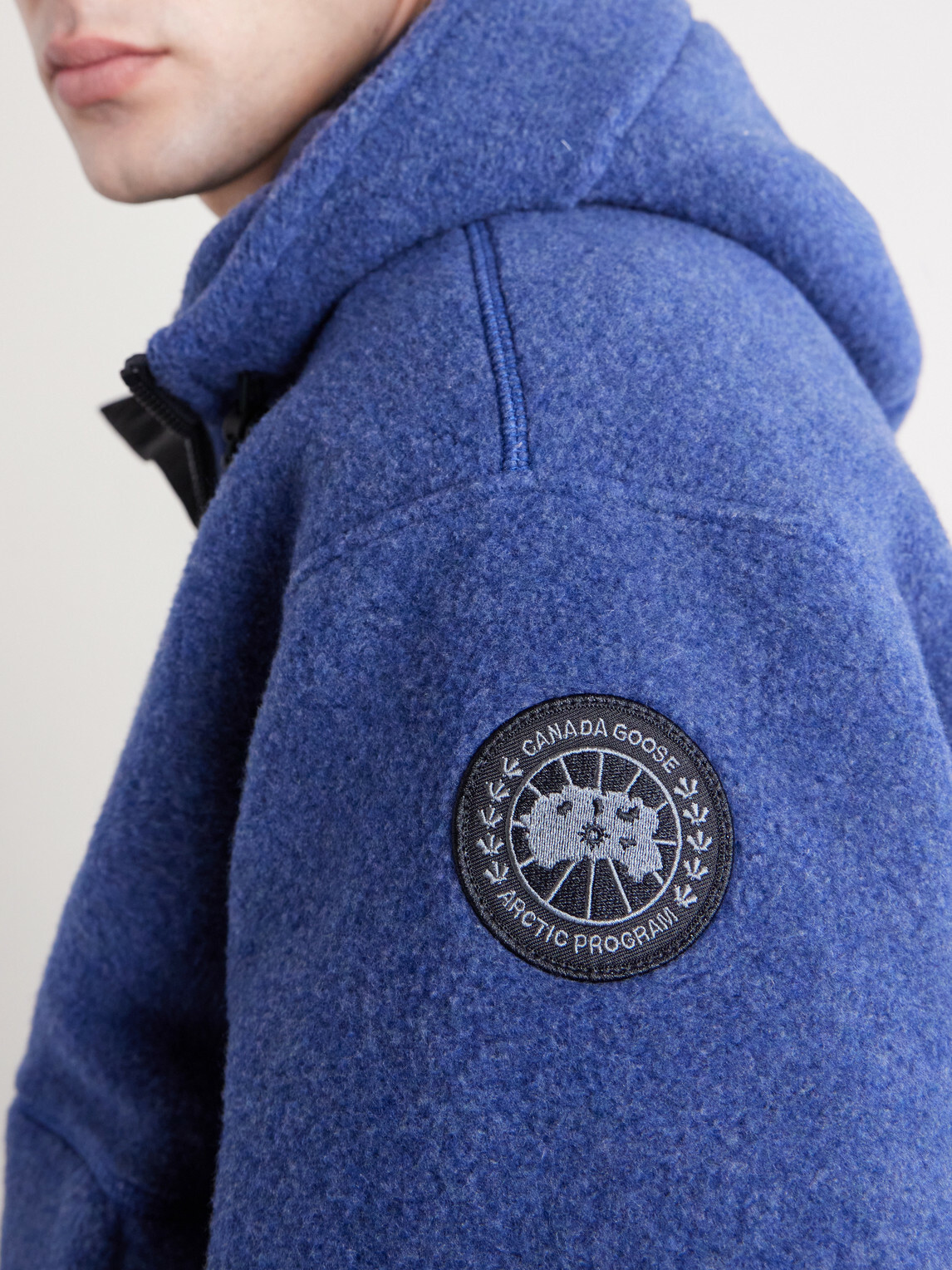 Canada Goose - Chilliwack Wool-Blend Fleece Hooded Jacket - Blue