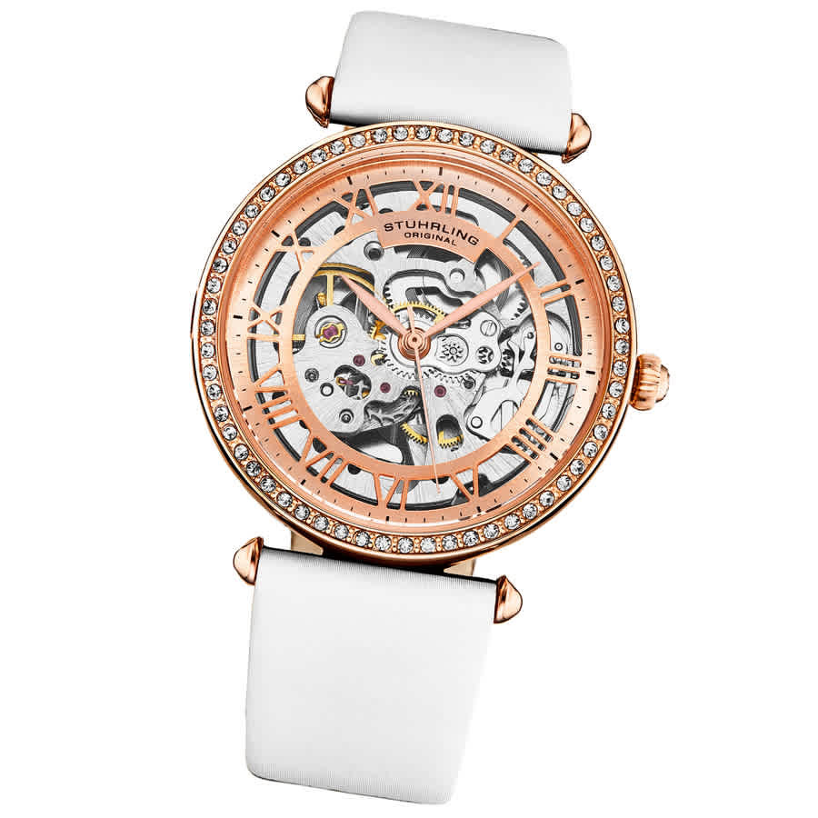 Stuhrling Original Legacy Automatic Rose Gold Dial Ladies Watch M17194