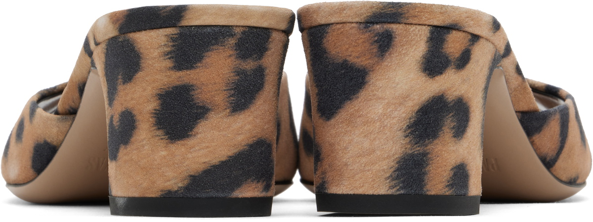 Paris Texas 【関税送料込】Lara パテントレザーミュール 50mm Lara 50 suede mules in brown - Paris Texas | Mytheresa