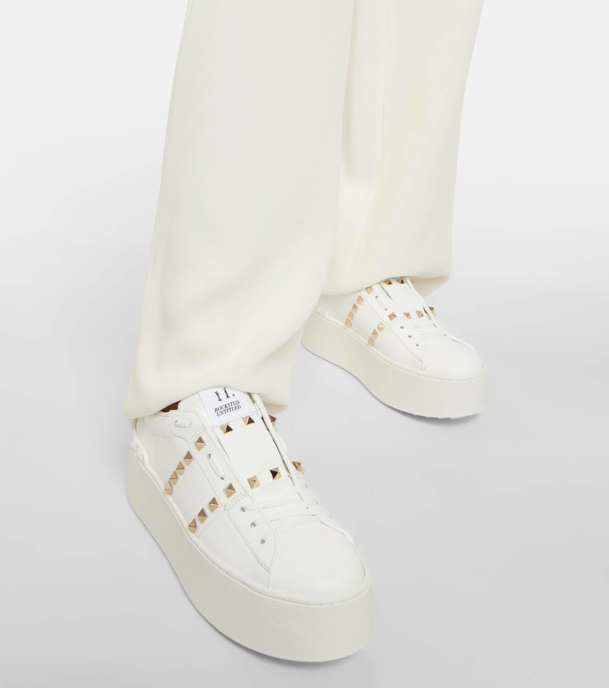 Valentino Garavani Rockstud Untitled leather platform