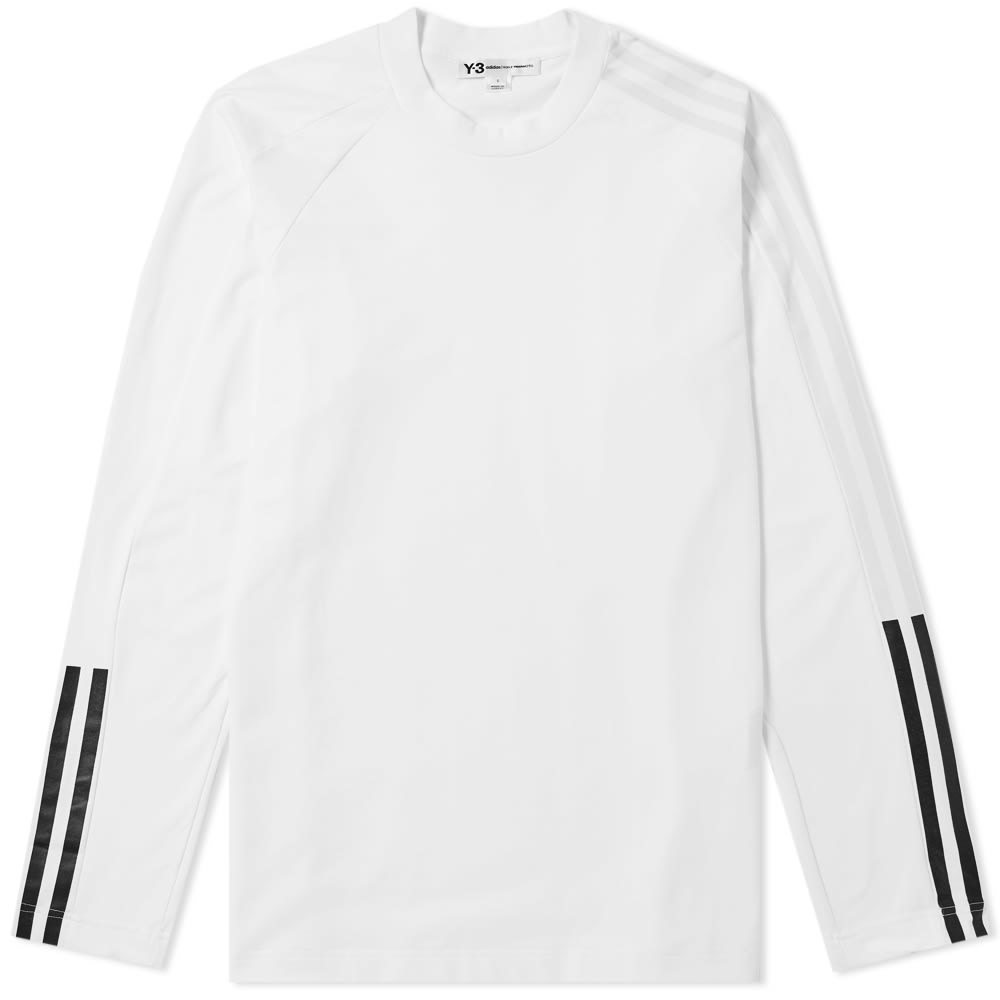 Y-3 Long Sleeve Three Stripe Tee Y-3 SPORT