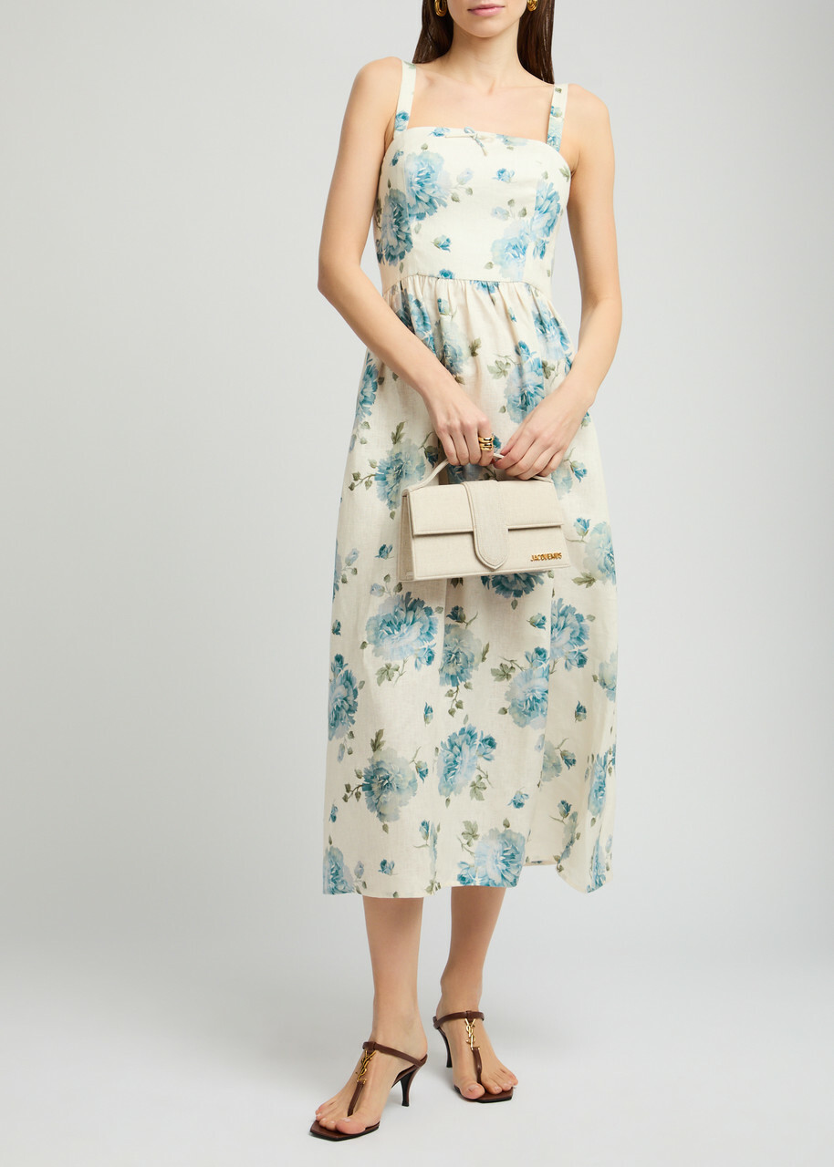 faithfull the brand dress blue Faithfull The Brand Women's Sanne Midi Dress