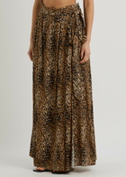 Melissa Odabash Elsa Leopard-print Maxi Skirt