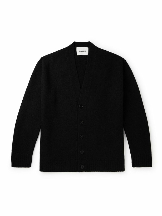 Photo: Jil Sander - Boiled-Wool Cardigan - Black