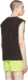 Liberal Youth Ministry Black Destroyed Poema Tank Top