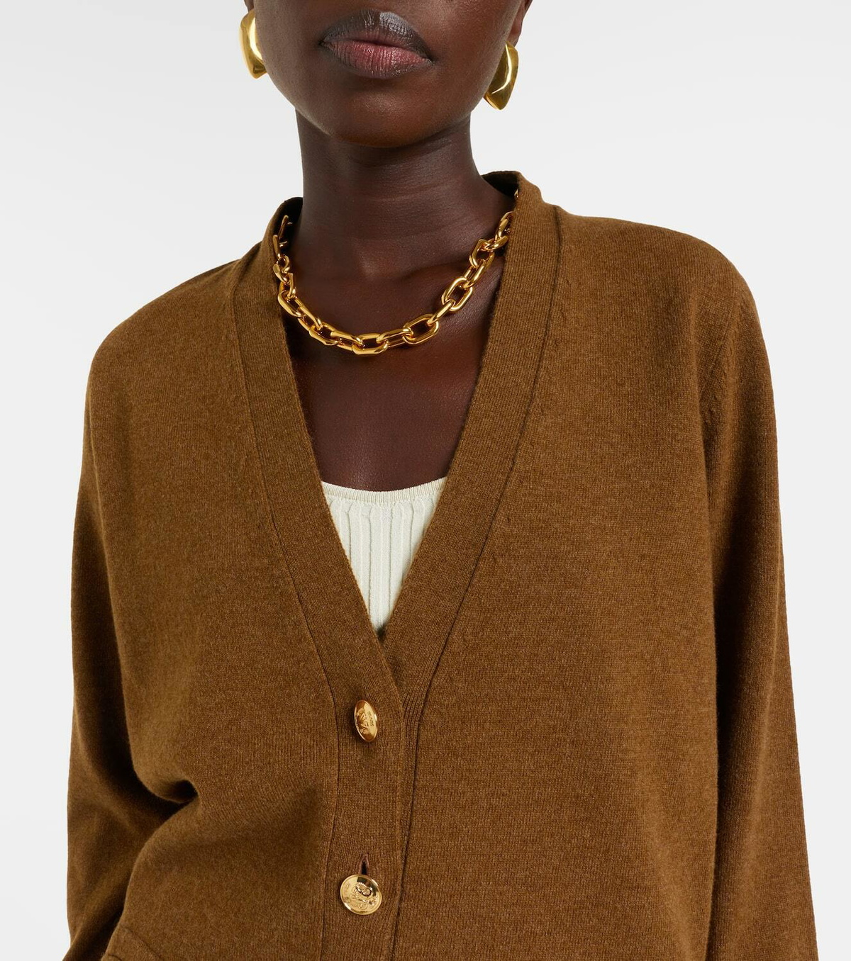 Blazé Milano Highland wool and cashmere cardigan