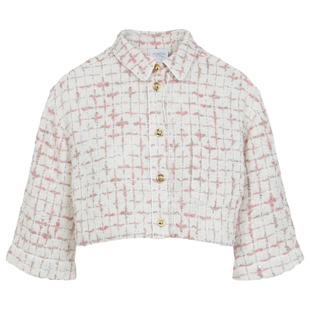 Tシャツ・カットソー Giambattista Valli Cropped Macrame Bow Top Giambattista Valli Cropped Macramé Bow Top Giambattista Valli