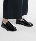 Loewe Croc-effect leather loafers