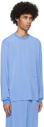 Birrot Blue Lay1 Boxy Long Sleeve T-Shirt